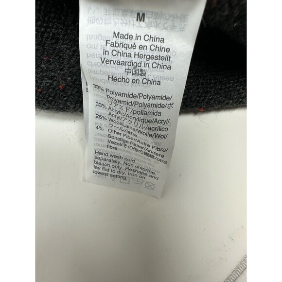 Madewell Cardigan Sweater charcoal Open Front‎ 2 Pocket size Women's Medium $96 - Picture 11 of 13